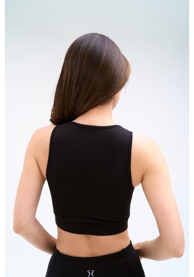 Normal People Romı - Spor Bra Peach Skin Kumaş Siyah
