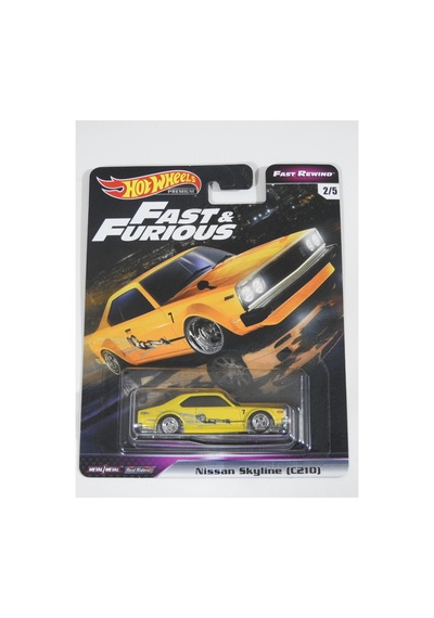 Premium F&f Fast Rewind Nissan Skyline C210 - Ghh17 - Nadir Model Sarı