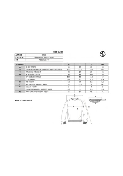 AR-MA Arma Erkek Regular Fit Selanik Sweatshirt Kazak Karbon Fırçalı, Bisiklet Yaka, Pamuk Polyester, Süs Etiketli K30124697802 Bej AR-MA Arma Erkek Regular Fit Selanik Sweatshirt Kazak Karbon Fırçalı, Bisiklet Yaka, Pamuk Polyester, Süs Etiketli K30124697802 Bej