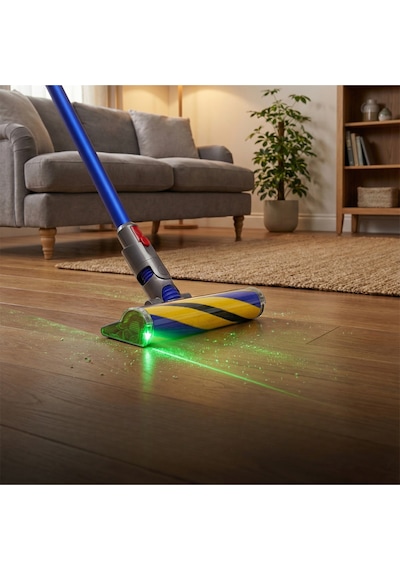 Dyson V12 Detect Slim Uyumlu Lazer Işıklı Fluffy Süpürge Başlığı 972522-02