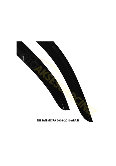 Nissan Micra 2003 - 2010 Arası Mugen Cam Rüzgarlığı 4 Lü Takım N11.6419
