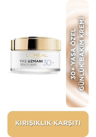 Kırışıklık Ve İnce Çizgi Karşıtı Yaş Uzmanı 30+ Aydınlatıcı Ve Nemlendirici Krem 50 Ml
