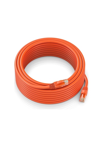 Cat6 Kablo 35 Metre Turuncu