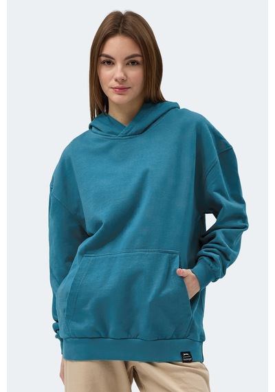 Slazenger Vıolence 2 Li Set Kadın Sweatshırt Siyah - Petrol