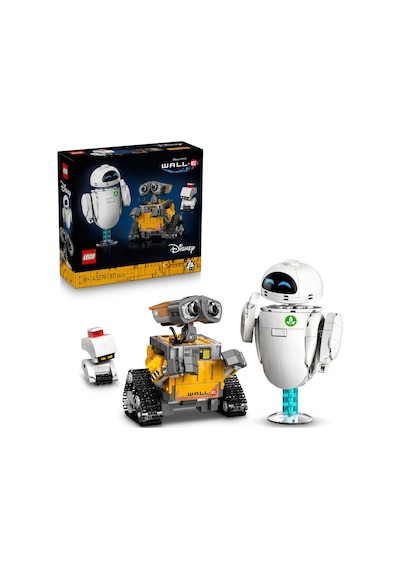 LEGO® ǀ Disney ve Pixar WALL-E ve EVE 43279 - Yetişkinler için Animasyon Film Temalı Koleksiyonluk Model Yapım Seti (811 Parça)