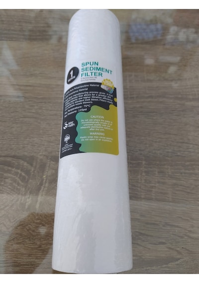 1 Micron Spun Sediment Filtre Açık Kasa Su Arıtma Cihazları İçin