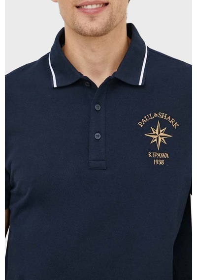 Paul & Shark Erkek Polo Yaka T Shirt 24411350 013 Lacivert Lacivert