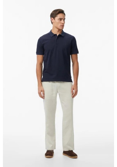 Nautica Erkek Lacivert Regular Fit Polo Yaka T-shirt-14711
