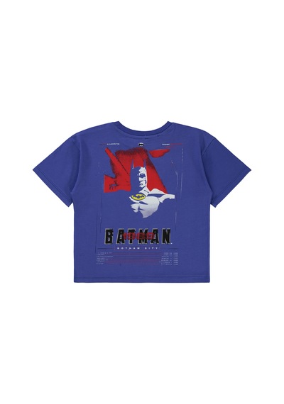 Batman Erkek Çocuk Tişört 10-13 Yaş Saks Mavisi Saks Mavisi