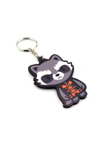 Rocket Raccoon Guardıans Of The Galaxy Ahşap Anahtarlık Kc785