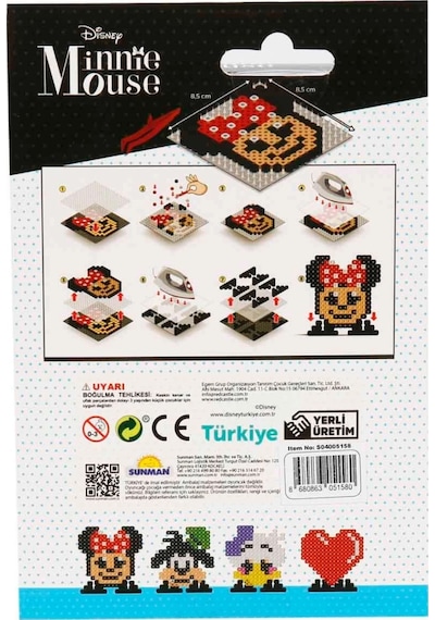4in1 Nessiworld Minnie Mouse Pixel Pixel Boncuk Aktivite Ve Oyuncak Seti