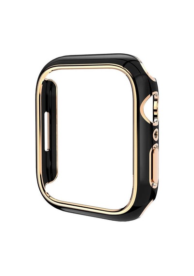 Apple Watch 38mm Uyumlu Sert Pc Koruyucu Watch Gard 06 - Siyah - T22593
