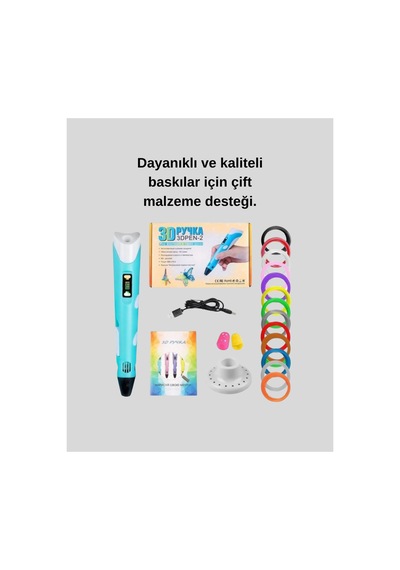 8753tknd Çocuklar İçin Güvenli 3d Yazıcı Kalem 893hmng Çok Renkli
