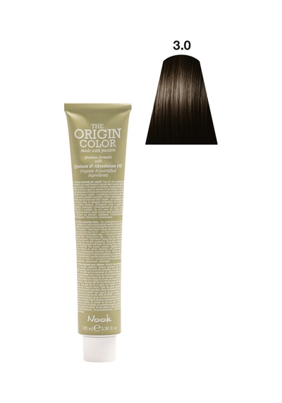 Nook Origin Color Profesyonel Saç Boyası 100 ML Koyu Kestane