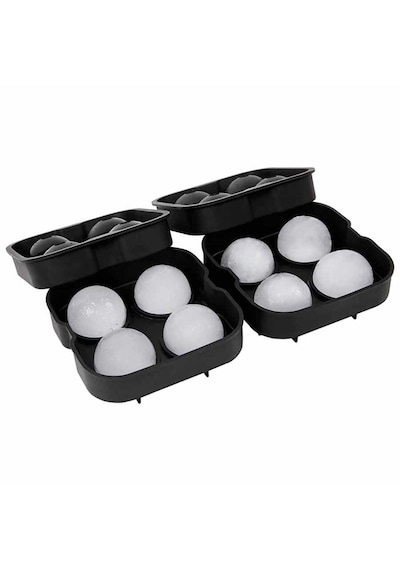 Buz Kalıbı - Silikon - Top 4'lü 45 Mm Tbk-45 Siyah