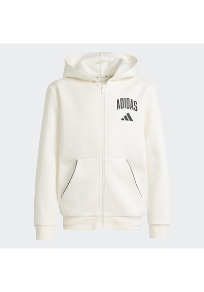 Adidas Seasonals Collegiate Typography Çocuk Beyaz Ceket Kd4395