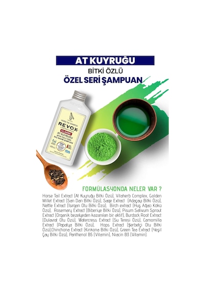 Saç Dökülmesini Engelleyen At Kuyruğu Bitki Özlü Şampuan 400 Ml 2 Adet Tüm Saç Tipleri