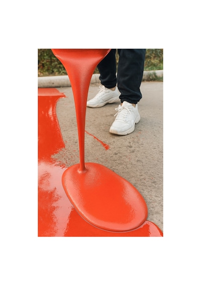 Jel Beton Çimento Esaslı Kendiliğinden Yayılan Renkli Jelbeton 20 Kg Kraft Torba Kırmızı
