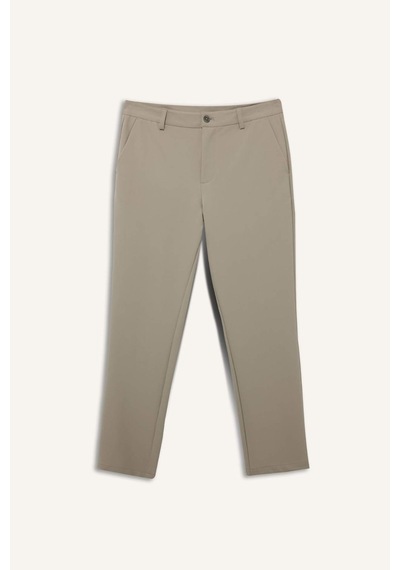 Defacto Tailored Regular Fit Kısa Paça Pantolon F1672ax25aubg781 Bej