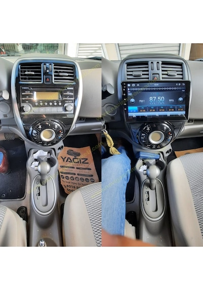 Snp Serisi Nissan Micra 2014 - 2018 Uyumlu 4-64 Gb Hafıza Multimedya Ekran Carplay Android Auto Ve Geri Görüş Kameralı 9"