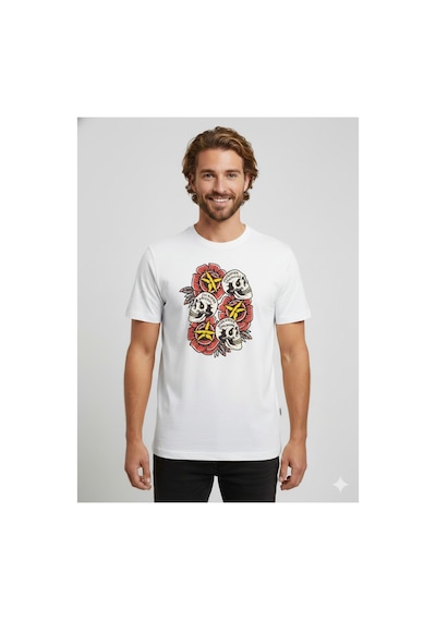 Jack & Jones Jack Jones Joranatomy Skull Tee Ss Crew Neck Ln Erkek Beyaz Tshirt 12272966-01 Beyaz Jack & Jones Jack Jones Joranatomy Skull Tee Ss Crew Neck Ln Erkek Beyaz Tshirt 12272966-01 Beyaz