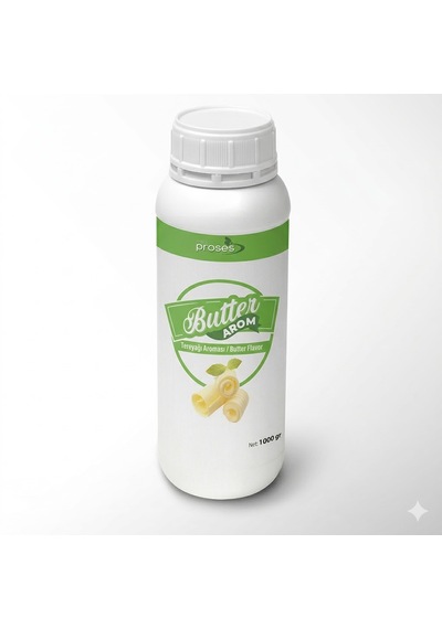 Milk Proses Butter Arom Beyaz Tereyağ Aroması 1 KG