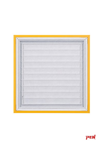 Alüminyum Banyo Wc Havalandırma Menfezi 48x48 Beyaz Seri