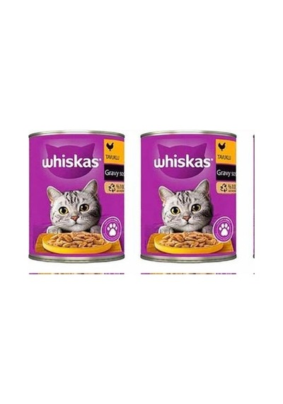 Whiskas Tavuklu Yetişkin Konserve Kedi Maması 400 Gr X 2 Adet