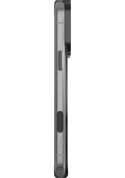 Apple Uyumlu iPhone 17 Pro Max Kılıf M-safe Şarj Özellikli Airbagli O-ring Şeffaf Kajsa Trans Shield Kapak Gümüş Gümüş