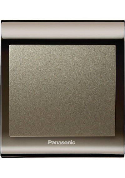 Viko Panasonic Thea Blu Tekli Anahtar Çerçeve Una+füme, Kapak Dore