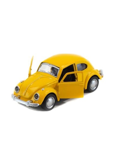 Metal Vosvos Araba Sarı Çek Bırak 12  CM