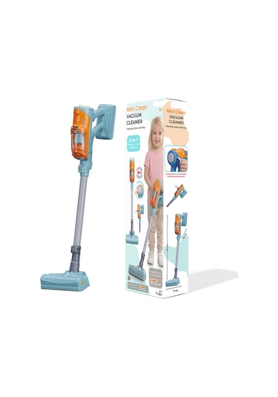 Vacuum Cleaner Sesli Pilli Kablosuz Oyuncak Dikey Elektrik Süpürgesi
