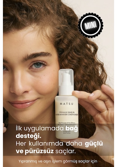 Matsu Creamask Bağ Onarıcı Isı Koruyucu Durulanmayan Saç Bakım Kremi 100 ml