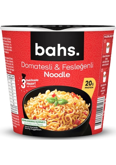 Bahs Proteinli Noodle Domates Ve Fesleğenli 100gr-3629