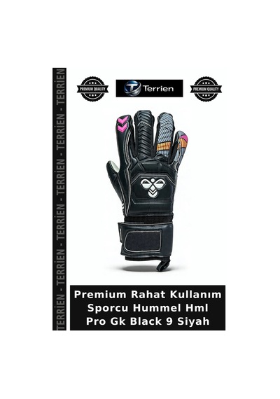 Terrien Premium Rahat Kullanım Sporcu Hummel Hml Pro Gk Black 9 Siyah