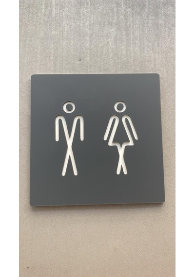 Cool Serisi Wc Yönlendirme Levhası