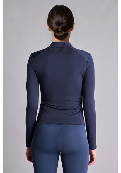 Defacto Slim Fit Gömlek Yaka Fermuarlı Hırka H6015ax26auın277 İndigo-ın277