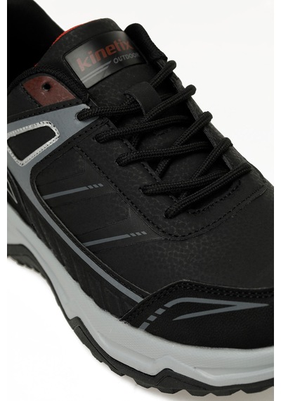 Kinetix Charged Pu Siyah Unisex Outdoor Siyah-kırmızı