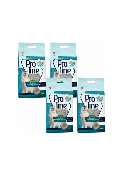 Proline Marsilya Sabunu Kokulu İnce Topaklaşan Bentonit Kedi Kumu 4 x 10 L