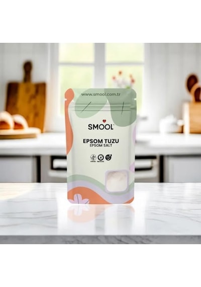 Epsom Tuzu 2'li Set 2x1000 Gr İngiliz Tuzu Katkısız, Banyo Tuzu Ayak Banyosu Peeling 2 Kg Acai Üzümü