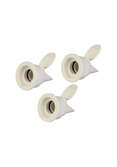 3'lü Set Lavabo Ve Eviye Gideri Çekvalfli Adaptör Conta, Ø50mm, Koku Önleyici, Su Sızdırmaz