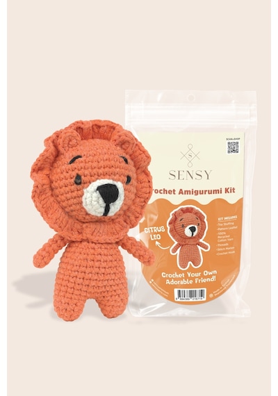 Sensy Amigurumi Kit Başlangıç Seviyesi Amigurumi Kit Citrus Leo