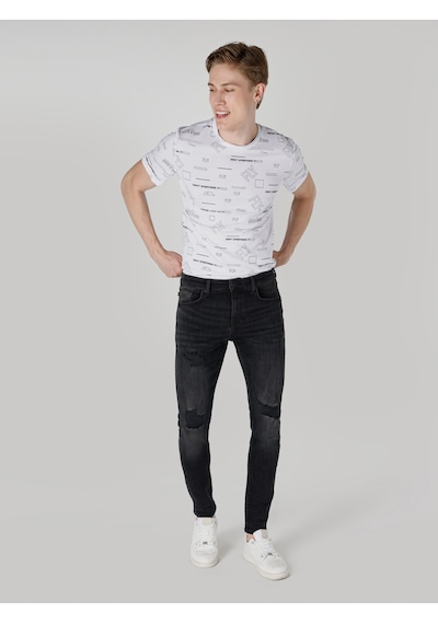 Colin's Colins 041 Danny Slim Fit Düşük Bel Dar Paça Siyah Erkek Jean Pantolon Cl1066308 DENİM