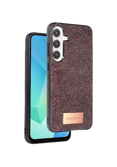 Onegif Samsung Galaxy A16 5g Bright Simli Kapak - Derin Mor