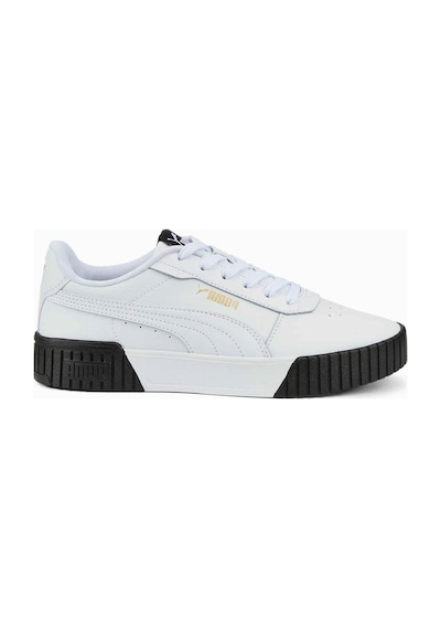 Puma Carina 2.0  White-Pum Beyaz Kadın Sneaker Beyaz - Siyah