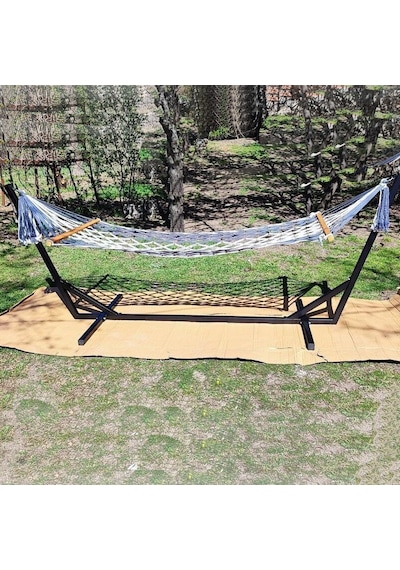Metal Hamak Ayağı Metal Hamak Demiri Siyah Renk Siyah