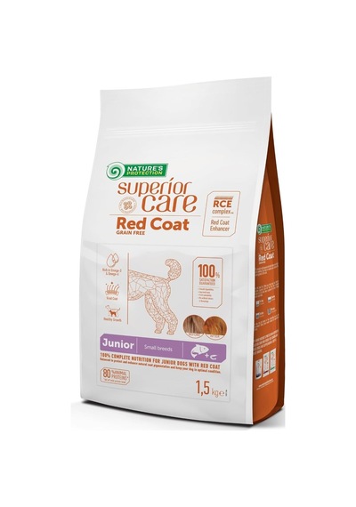 Nature's Protection Superior Care Kızıl/kahverengi Tüylü Köpekler İçin Tahılsız Somonlu Küçük Irk Yavru Köpek Maması 1,5 Kg Sku: Zeus8690010284891