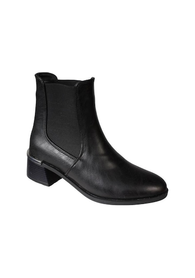 Yazkış Ayakkabı Yazkış Kadın Siyah Cilt Yanları Lastikli 4cm Kalın Topuk 14cm Bilek Boyu Düz Taban Bot Siyah Yazkış Ayakkabı Yazkış Kadın Siyah Cilt Yanları Lastikli 4cm Kalın Topuk 14cm Bilek Boyu Düz Taban Bot Siyah