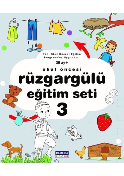 Rüzgargülü Eğitim Seti - 3.Kitap- Çamlıca Çocuk Yayınları