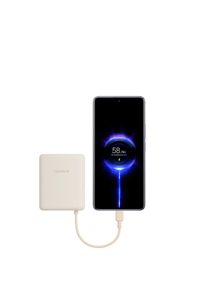 Xiaomi Mi 33w Power Bank 10000mah Integrated Cable Krem